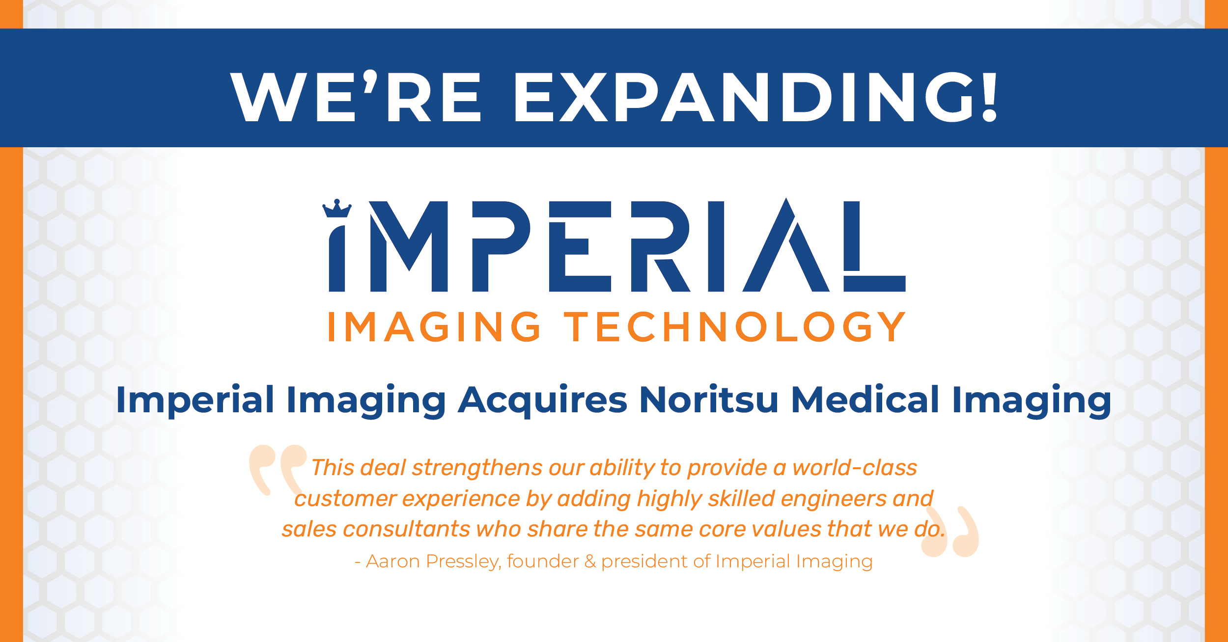 Imperial Imaging Technology Acquires Noritsu Medical Imaging