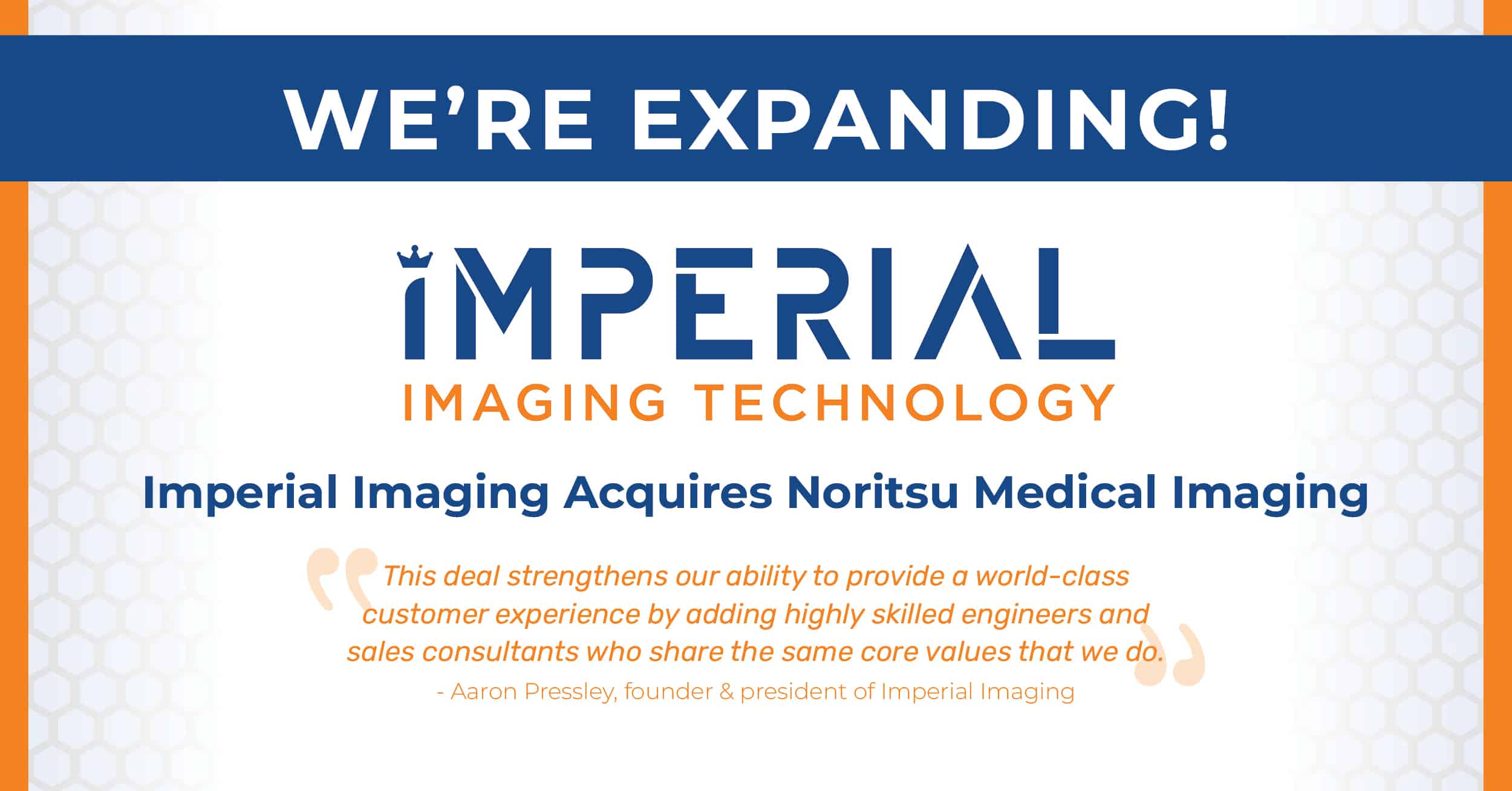 Imperial Imaging Technology Acquires Noritsu Medical Imaging