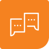 Orange-chat - Imperial Imaging Technology Live chat button for messaging support