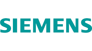 Siemens logo—teal wordmark on a white background
